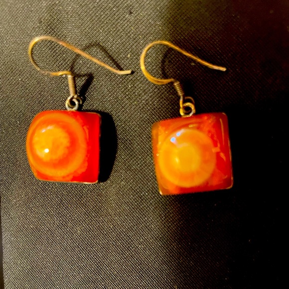 Agate earrings - Picture 1 of 2